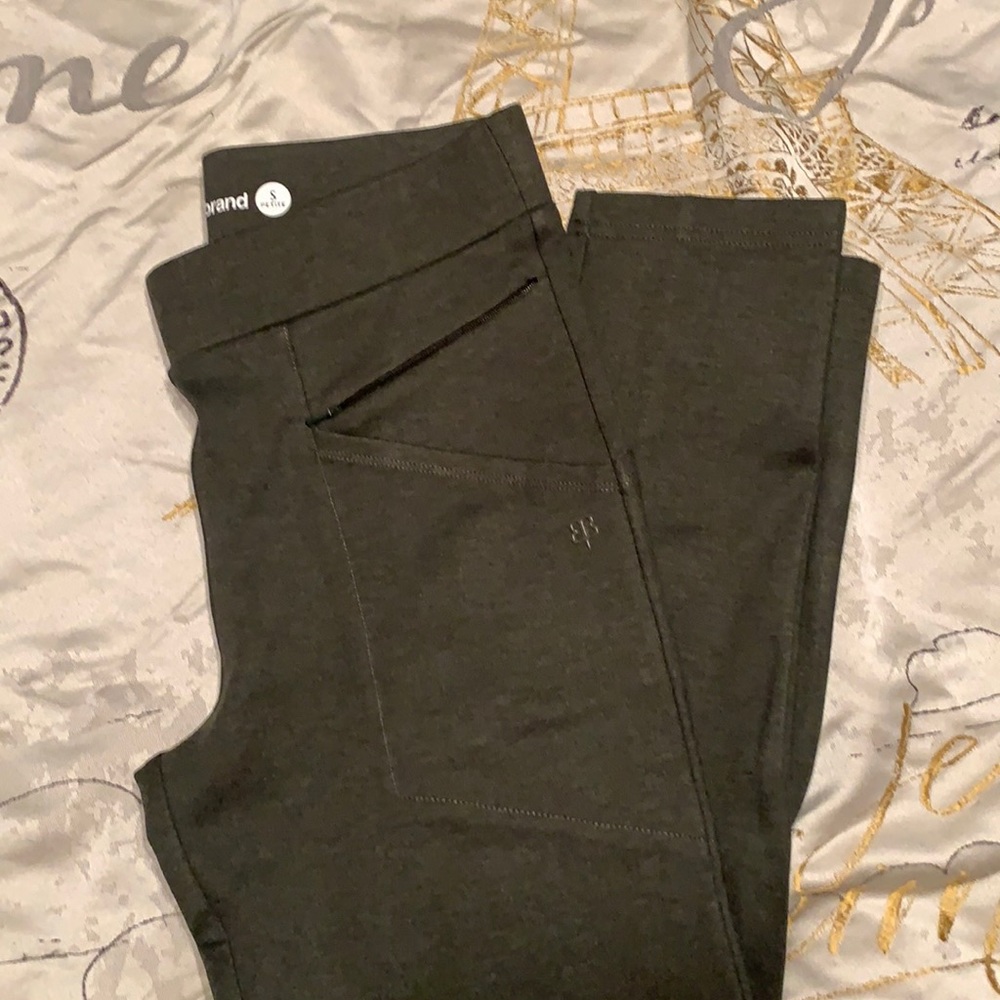 Betabrand Zippered Sage S Petite legging NWOT